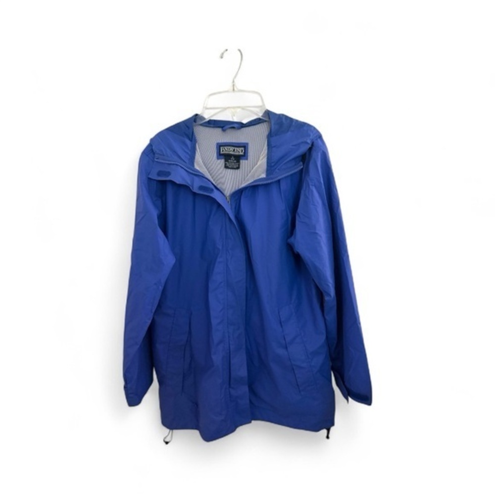 Lands End Rain Jacket with Hoodie